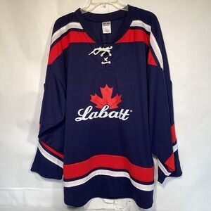 Athletic Knit Labatt Navy Blue Jersey Men’s size XL